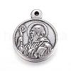 201 Stainless Steel Pendants STAS-F064-03P-1