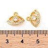 Brass Micro Pave Cubic Zirconia Pendants KK-U017-08B-G-3