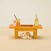 Dollhouse Miniature Furniture  Table Accessories PW-WG61D33-01-3