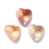 Electroplate K9 Glass Rhinestone Cabochons RGLA-M016-H01-AM-2