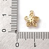 Brass Micro Pave Cubic Zirconia Charms KK-D371-04E-G-3