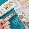 Hobbspring 400Pcs 2 Colors Plastic Beads FIND-HS0001-27-3