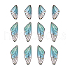 Transparent Resin Crystal AB Rhinestone Pendants Set RESI-TAC0002-46C-2