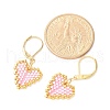 304 Stainless Steel Leverback Earrings for Women EJEW-MZ00408-01-4