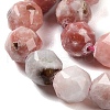 Natural Plum Blossom Jasper Beads Strands G-NH0021-A20-01-4