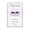 Natural Amethyst Chip Beads Braided Bead Bracelets for Men Women WGC996D-03-2