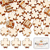 Beebeecraft 50Pcs Brass Spacer Beads KK-BBC0009-67-1