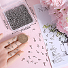 Beebeecraft 600Pcs 3 Styles 304 Stainless Steel Screw Eye Pin Peg Bails STAS-BBC0005-13-3