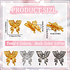 SUNNYCLUE 40Pcs 4 Colors Alloy Beads FIND-SC0011-90B-2