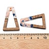 Resin and Walnut Pendants FIND-R051-03G-3