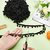 Nylon Pom Pom Ball Tassel Lace Ribbon DIY-WH0580-31B-3