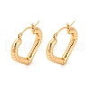 304 Stainless Steel Heart Hoop Earrings for Women EJEW-A125-27G-4