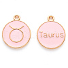 Alloy Enamel Pendants ENAM-S124-01A-09C-1