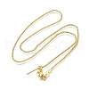 1.5MM Brass Box Chain Adjustable Slider Necklaces NJEW-M108-07G-4