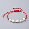 Mother's Day Jewellery Braided Bead Bracelets BJEW-JB04821-01-1