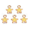 Alloy Enamel Star Charms ENAM-N054-69D-NR-3