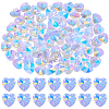 Beebeecraft 80Pcs Electroplate Glass Charms EGLA-BBC0001-05B-1