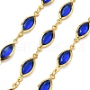 Brass Glass Horse Eye Link Chains CHC-R001-03G-02-1