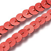 Plastic Paillette/Sequins Chain Rolls PVC-WH0005-01K-1