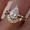 925 Sterling Silver Pave Cubic Zirconia Stackable Finger Rings Sets for Women VY9224-3-3