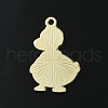 Light Gold Tone Alloy Enamel Pendants ENAM-C013-01E-3