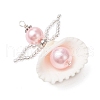 Clam Shell Pendants PALLOY-MZ00718-01-2