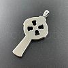 Stainless Steel Viking Cross Pendant Necklaces Vintage Punk Personalized Jewelry DA3214-4