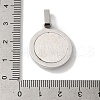 Non-Tarnish 304 Stainless Steel Pendants STAS-Z073-17P-3