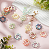 SOFPLATE 30Pcs Transparent Acrylic with Enamel Beads MACR-SP0001-04-4