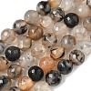 Natural Agate Beads Strands G-M437-C01-01V-1