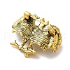 Halloween Bat Tibetan Style Zinc Alloy Brooches for Backpack Clothes JEWB-S025-15A-2