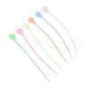 Luminous Silicone Cable Zip Ties AJEW-P104-01A-2