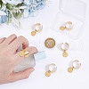 304 Stainless Steel Open Cuff Finger Rings RJEW-UN00010-2
