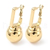304 Stainless Steel Hoop Earrings EJEW-V015-03G-1