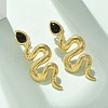 304 Stainless Steel Stud Earrings EJEW-C137-05C-G-2