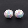 Opaque Acrylic Beads OACR-E004-17-4