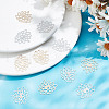 HOBBIESAY 60Pcs 2 Styles Long-Lasting Plated Brass Pendants KK-HY0003-73-4