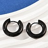 202 Stainless Steel Polishing Hoop Earrings EJEW-M106-02EB-03-3