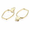 Rack Plating Alloy Bottle Open Back Bezel Pendants PALLOY-S047-31E-FF-2