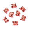 Plating Acrylic Beads OACR-P007-06-1