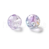 Transparent Crackle Acrylic Beads DACR-D300-01B-8mm-2
