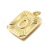 Brass Pendants KK-D362-06G-2