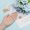ANATTASOUL 160Pcs 4 Styles Brass Flat Head Pins KK-AN0001-03-3