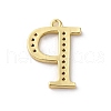 Rack Plating Brass Micro Pave Cubic Zirconia Pendant KK-H449-76G-18-3