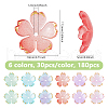 DICOSMETIC Acrylic Bead Caps OACR-DC0001-29B-2