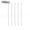 100Pcs Brass Ball Head Pins KK-YW0002-42S-2