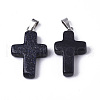 Synthetic Blue Goldstone Pendants G-J354-03A-2