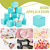 Square Kraft Paper Necklace Earring Storage Gift Boxes CON-WH0095-90B-02-6