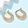 Brass Hoop Earrings for Women EJEW-G436-01G-2