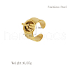 Stainless Steel Adjustable Open Cuff Rings for Women OO8919-1-3